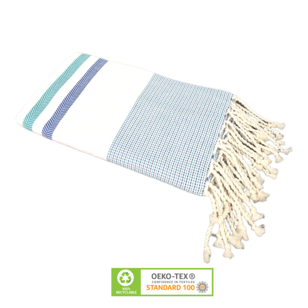 Wavelux Beach Towel Blue Green