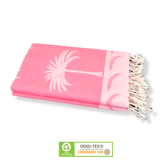 Wavelux Beach Towel Palmier Pink