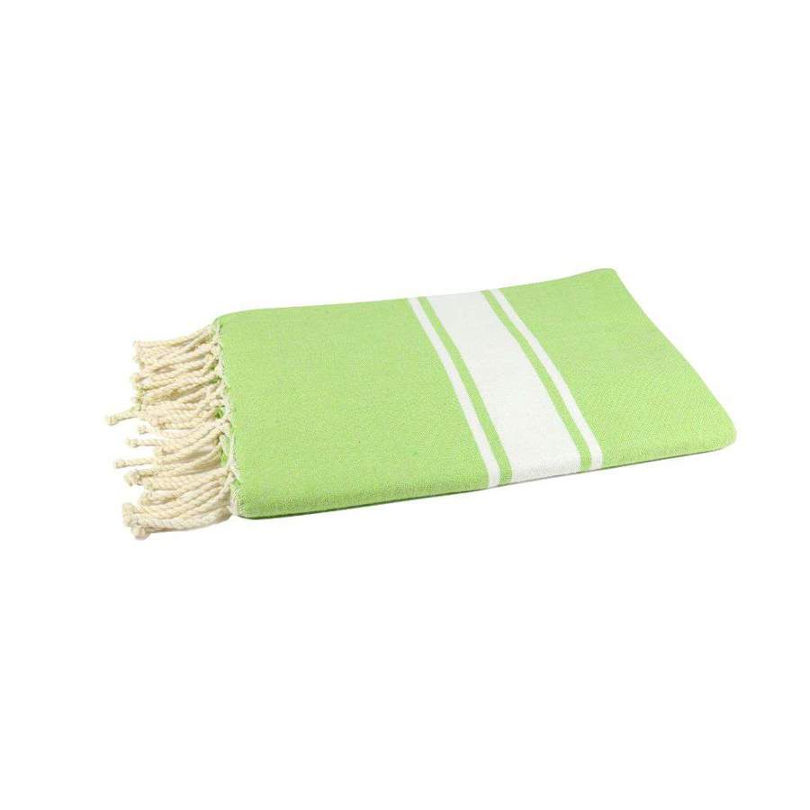 Classic Beach towel Green Fushia