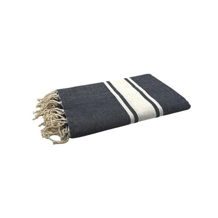 Classic Beach towel  Bleu marine