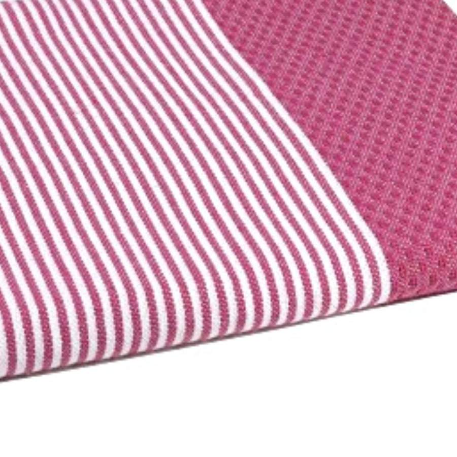 Honeycomb Beach Towel Fushia