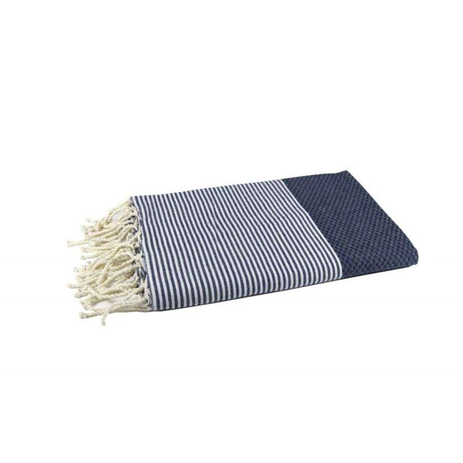 Honeycomb Beach Towel Violet Dark Blue