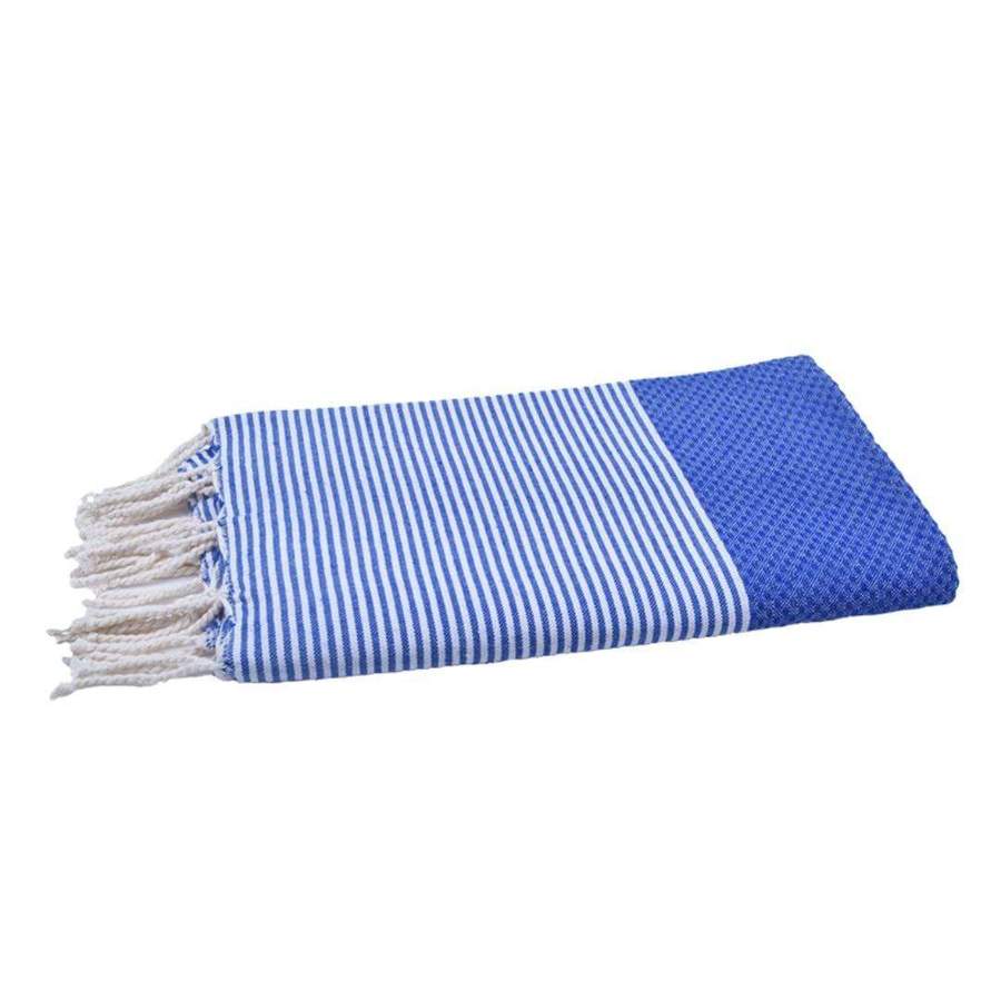 Honeycomb Beach Towel Blue ocean