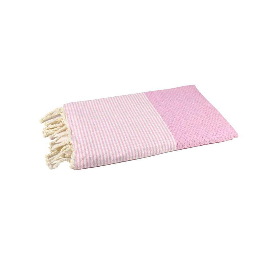 Honeycomb Beach Towel Pink