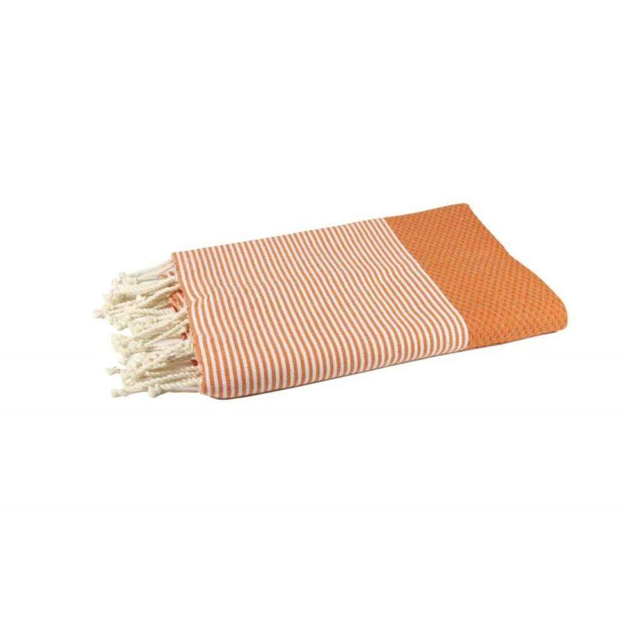 Honeycomb Beach Towel Orange