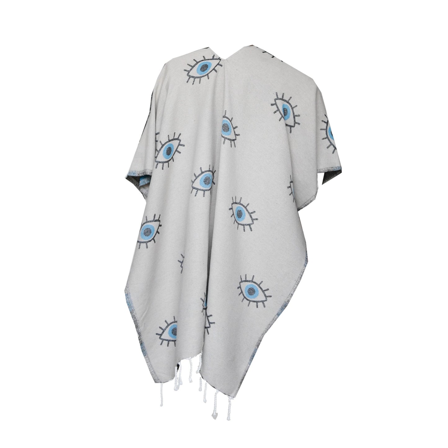 Ocean Breeze Cover-Ups Wavelux Poncho Eye