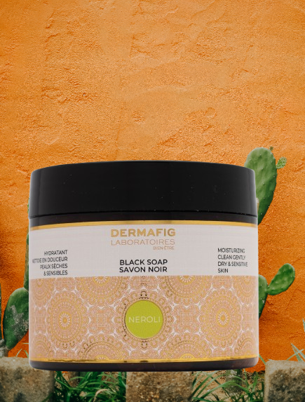 DERMAFIG Black Soap Neroli : Moisturizing - Clean gently