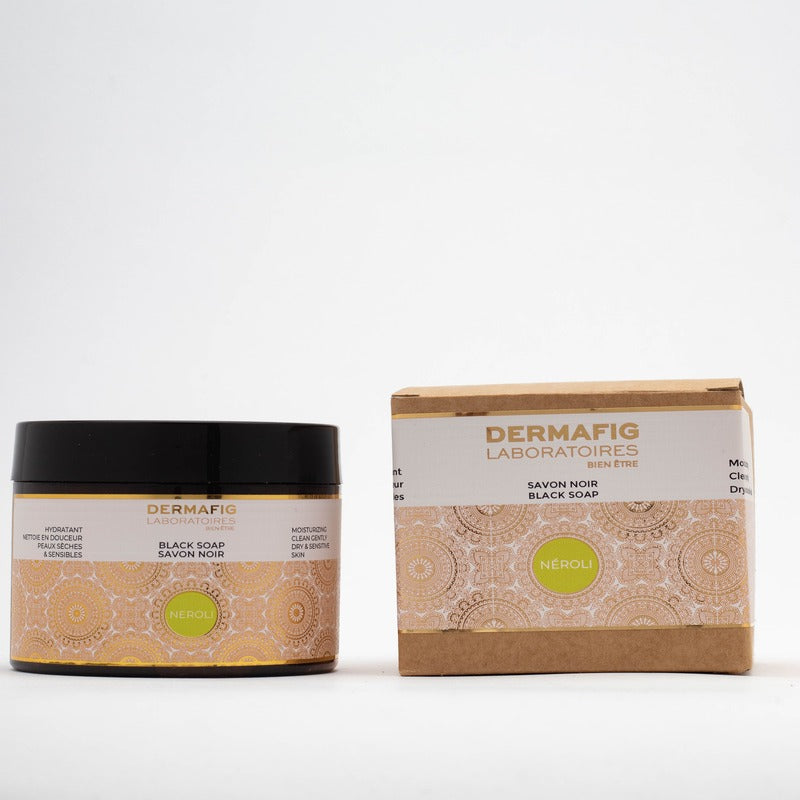 DERMAFIG Black Soap Neroli : Moisturizing - Clean gently