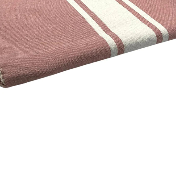 Classic Beach towel  Pink Brown