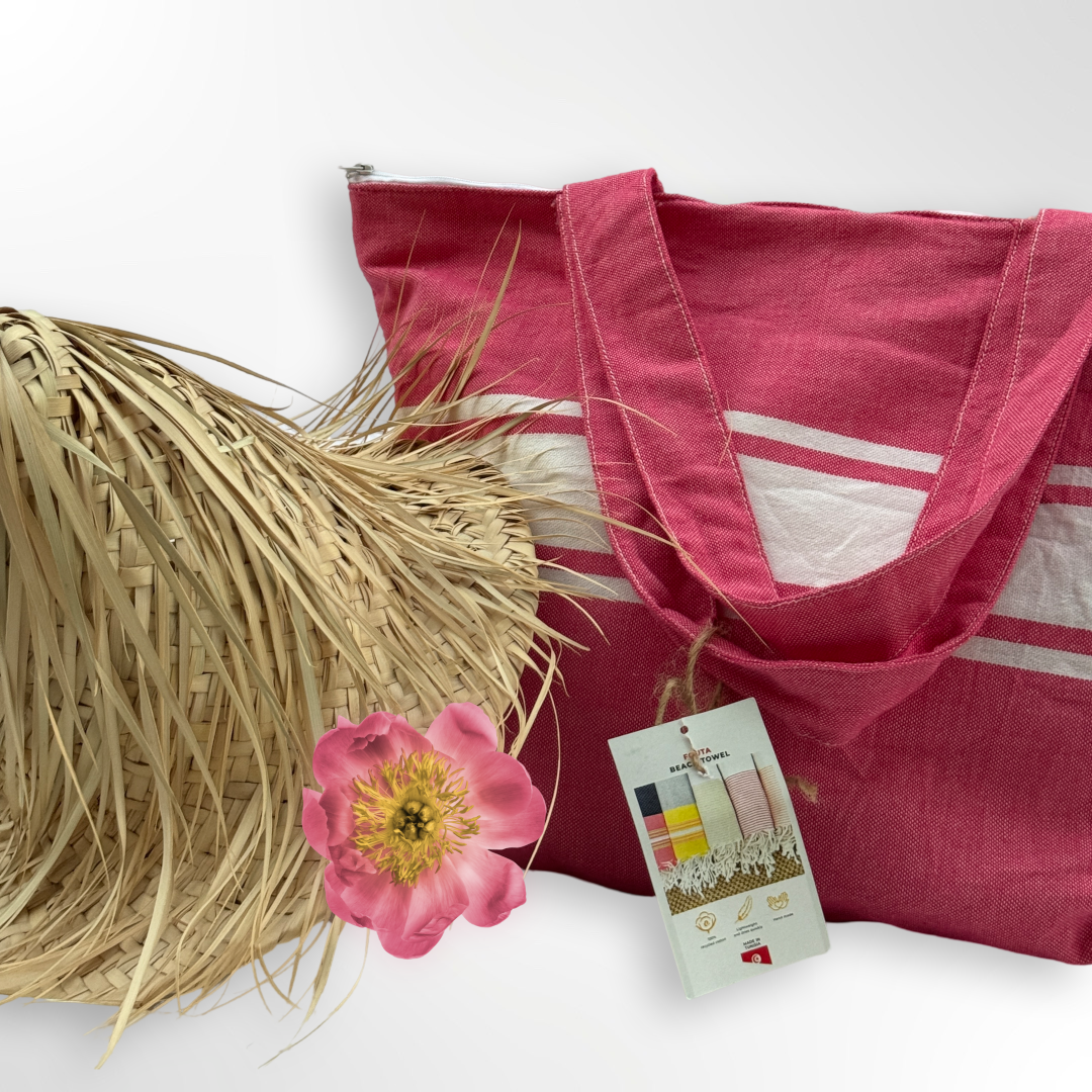 Surfside Beach Bag Bizerte set : 1 beach towel, 1 beach bag and 1 accessories bag