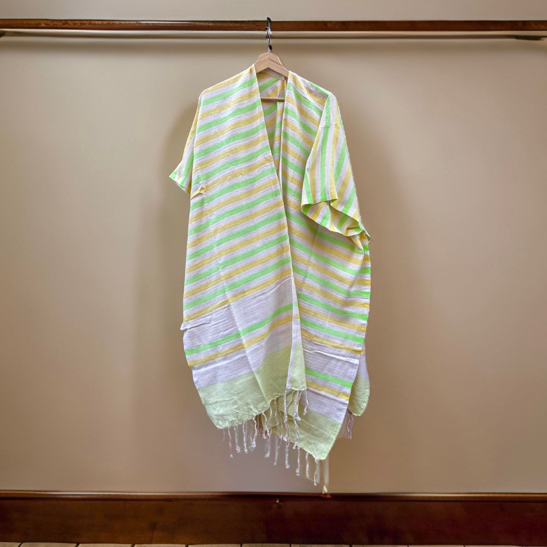 Ocean Breeze Cover-Ups Wavelux Poncho Yellow Grany