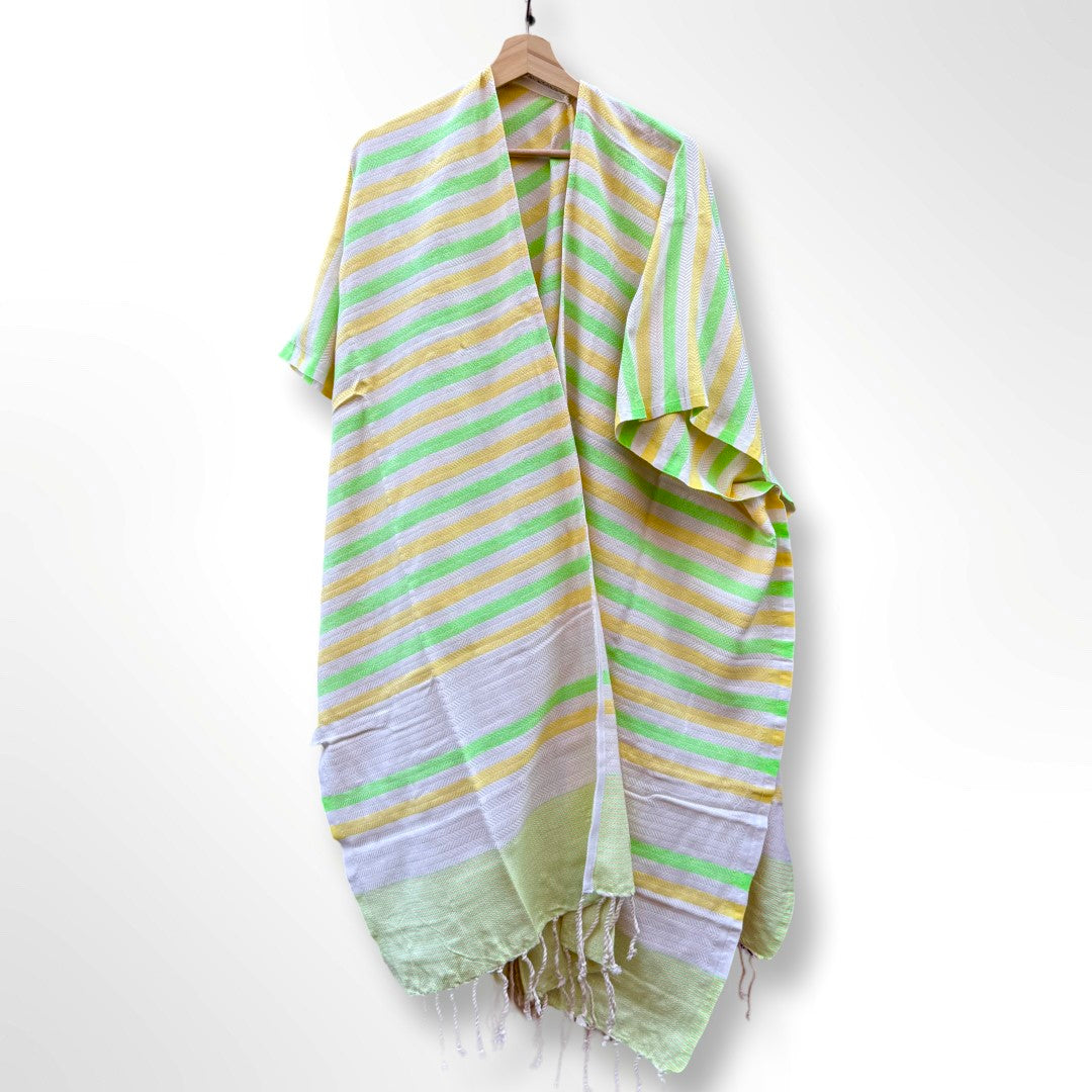 Ocean Breeze Cover-Ups Wavelux Poncho Yellow Grany