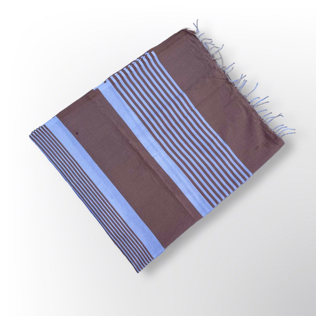 The Line Beach towel  Brown