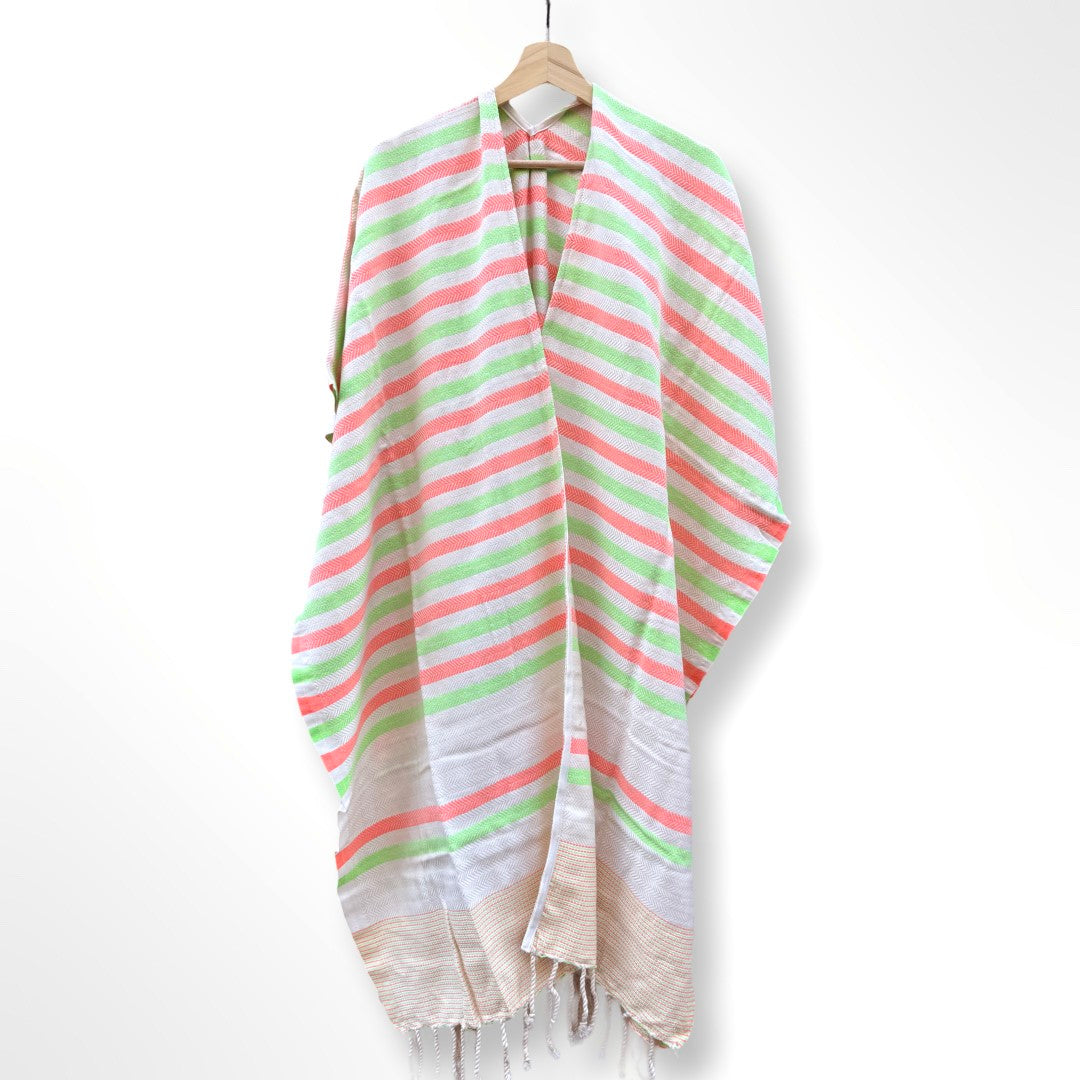 Ocean Breeze Cover-Ups Wavelux Poncho Orange Grany