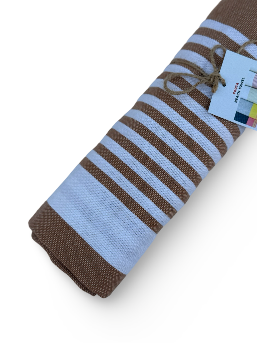 The Line Beach towel  Brown