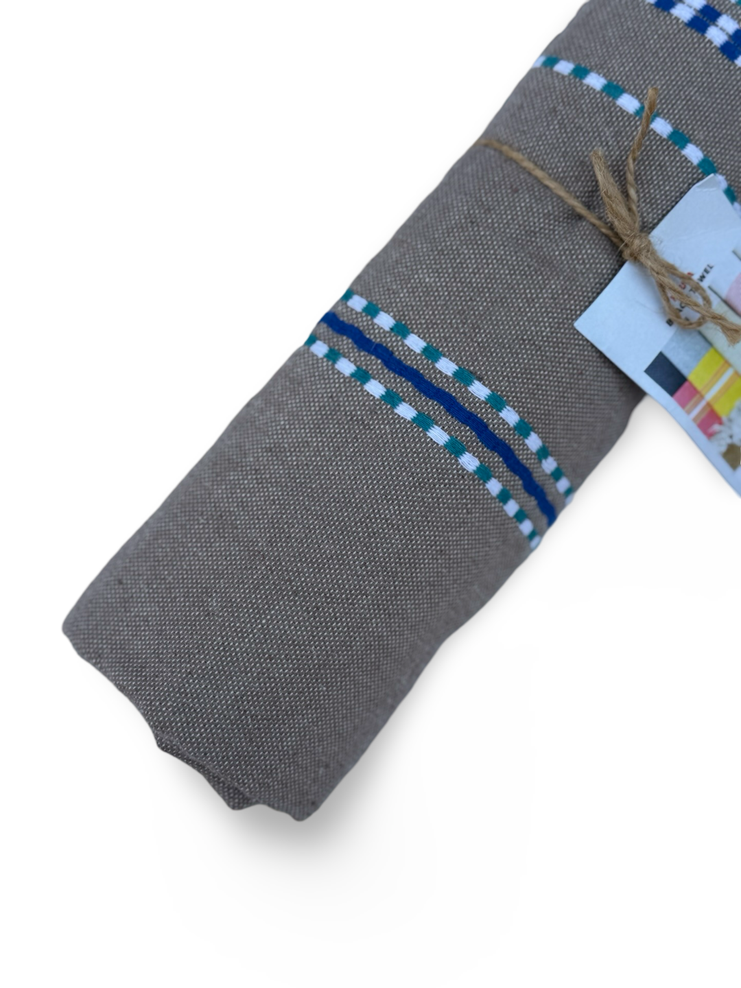 Spirit Amazigh Grey Beach Towel