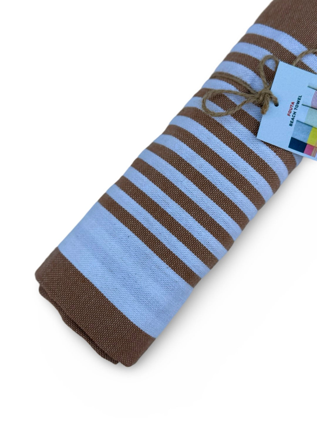 The Line Beach towel  Brown