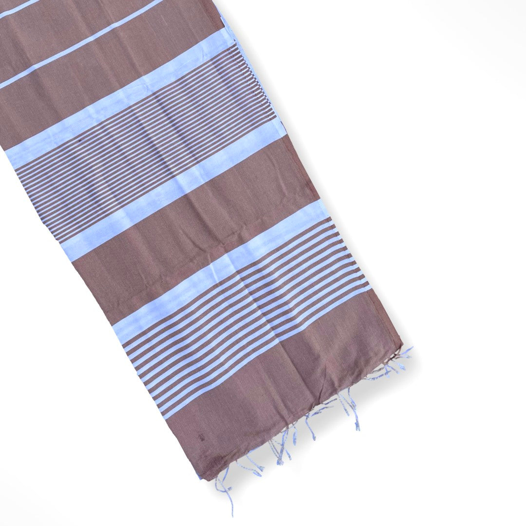 The Line Beach towel  Brown