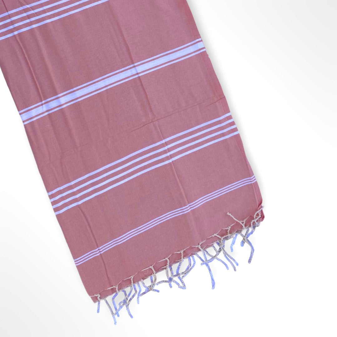 The Line Beach towel  Pink